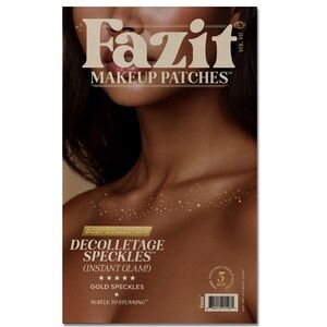 Fazit Makeup Patches Gold Sparkly Temporary Tattoos